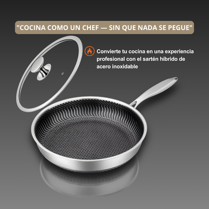 Sartén Acero Antiadherente AmvePlus