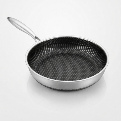 AmvePlus™ Sartén Híbrida Tri-Ply—Cocina Como Chef